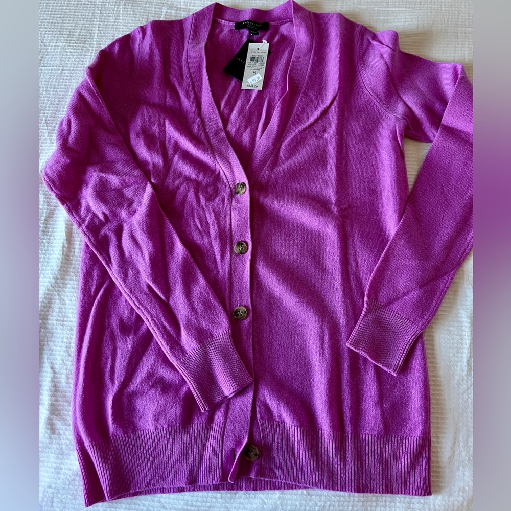 Ann Taylor Cashmere Cardigan